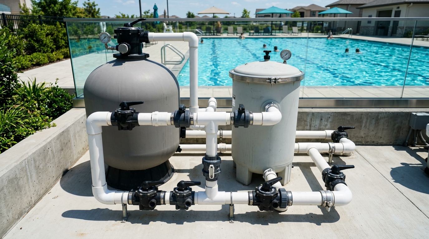 Cartridge Filter vs Sand Filter: Pool Contractor's Complete Guide